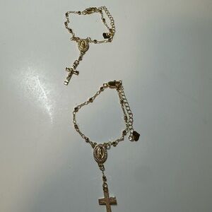 Gold Rosary Bracelet